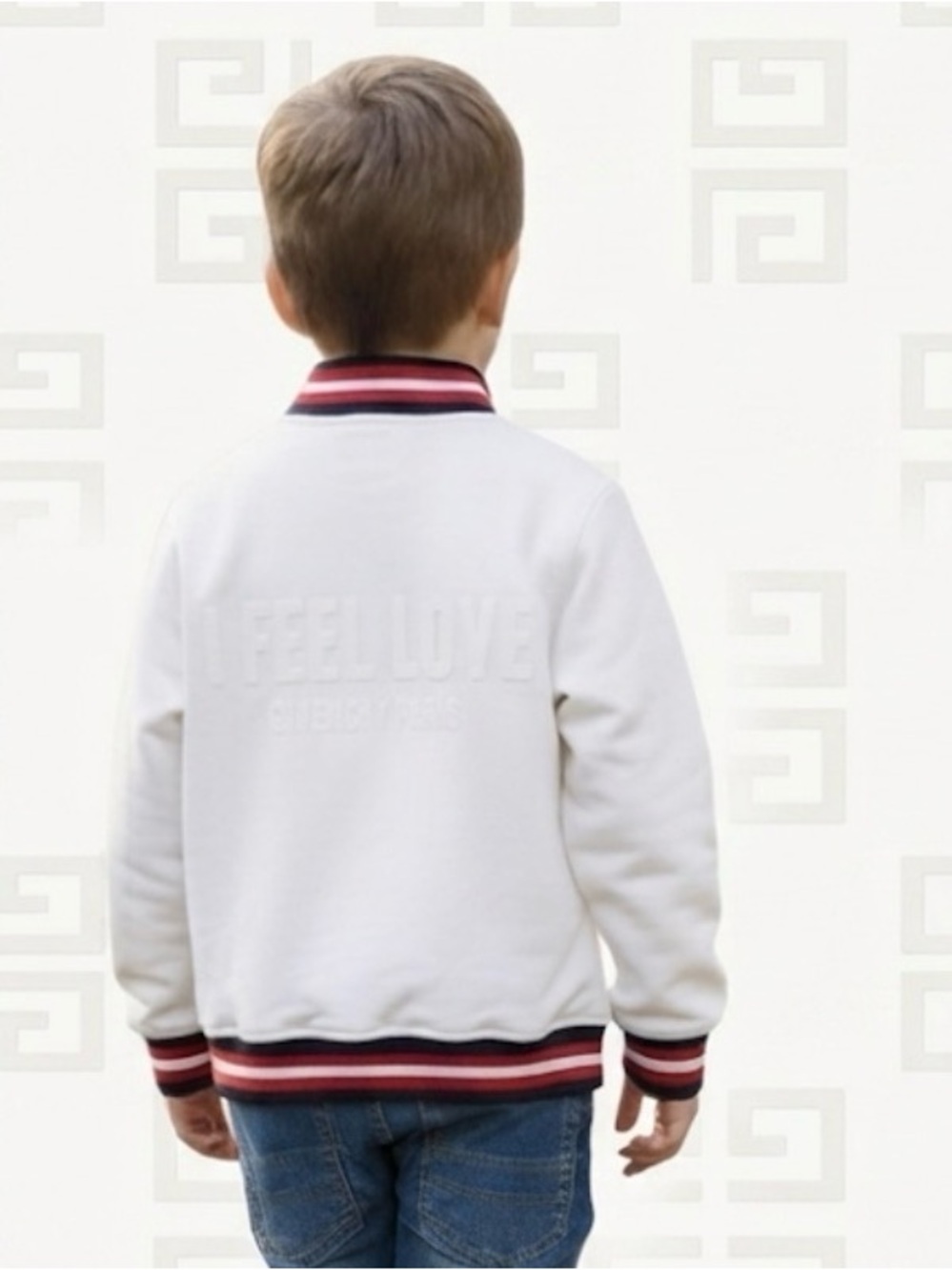 New Authentic Givenchy luxury designer
signature track Jacket sz 10 boys